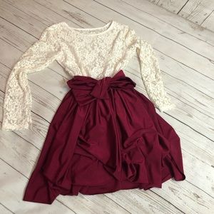 Lace & Satin Dress